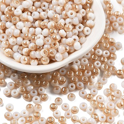 Бисер из стекла , AB цвет, рондель