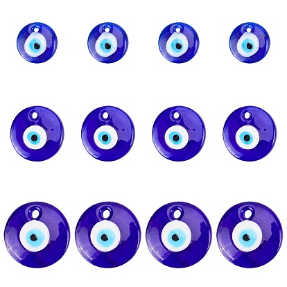 Handmade Evil Eye Lampwork Pendants