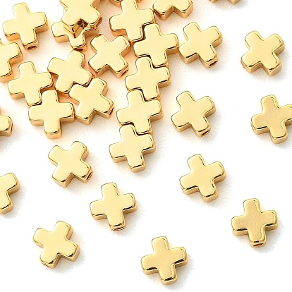 Perles en laiton shegrace, croix, sans cadmium et sans plomb et sans nickel