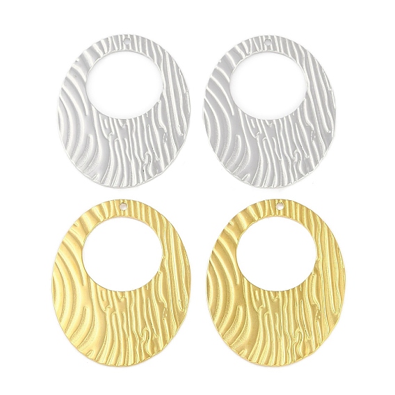 Ионное покрытие (ip) 304 подвески из нержавеющей стали, овальный шарм