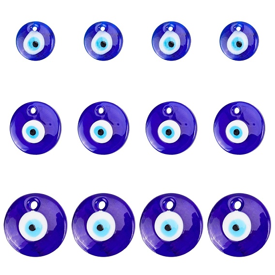 Handmade Evil Eye Lampwork Pendants