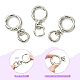 DIY Jewelry Making Findings Kit, Including Alloy Swivel Clasps, Zinc Alloy Spring Gate Rings