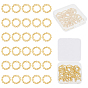 30Pcs Alloy Pendants, Long-Lasting Plated, Twisted, Ring