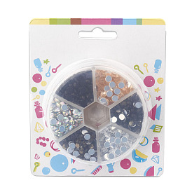 Акриловые стразы - кабошоны , граненые, полукруглый