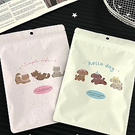 Пластиковые сумки на молнии, закрывающиеся маленькие сумки для хранения ювелирных изделий, верхнего уплотнения, прямоугольные