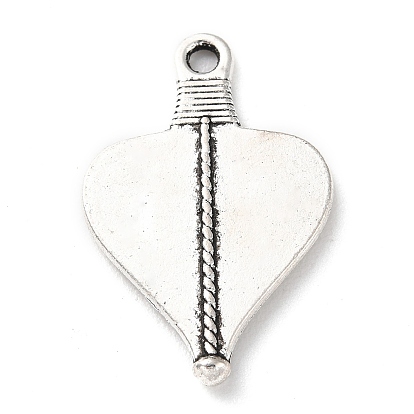 Tibetan Style Alloy Pendants, Heart