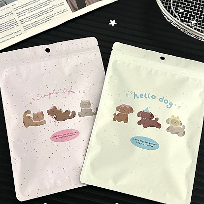 Пластиковые сумки на молнии, закрывающиеся маленькие сумки для хранения ювелирных изделий, верхнего уплотнения, прямоугольные