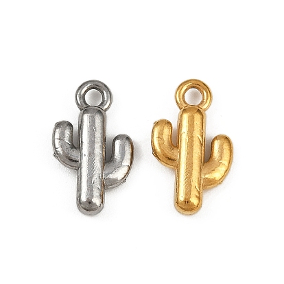 304 подвески из нержавеющей стали, ионное покрытие (ip), кактус очарование