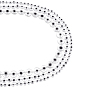 3 Strands 3 Style Handmade Evil Eye Lampwork Beads Strands, Flat Round