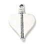 Tibetan Style Alloy Pendants, Heart