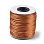 Nylon Satin Rattail Cords, Beading Threads for Bracelet Jewelry Making Chinese Knot Macrame Craft, 2mm, about 50yards/roll