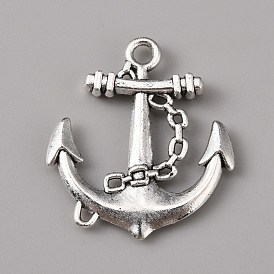 Tibetan Style Alloy Pendants, Boat Anchor