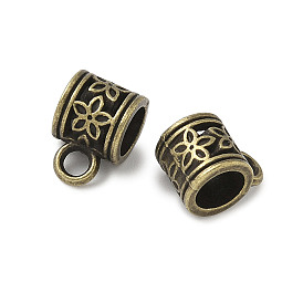 Поручни из сплава в тибетском стиле, колонке с цветком, без кадмия и без свинца