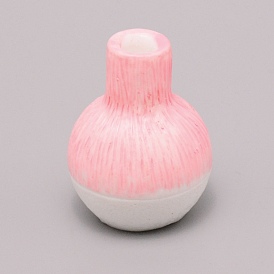 Ваза из смолы миниатюрные украшения для цветочных горшков, Аксессуары для микроландшафтного сада для кукольного домика, притворяющиеся опорными украшениями