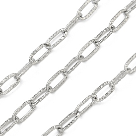 Ручная работа 304 текстурированные цепочки из нержавеющей стали, несварные, с катушкой