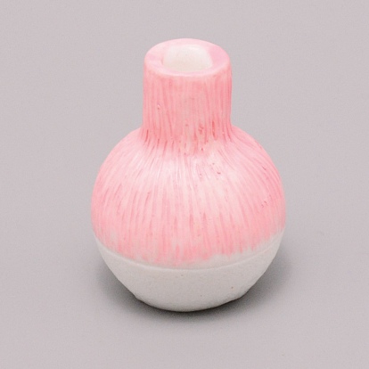 Ваза из смолы миниатюрные украшения для цветочных горшков, Аксессуары для микроландшафтного сада для кукольного домика, притворяющиеся опорными украшениями