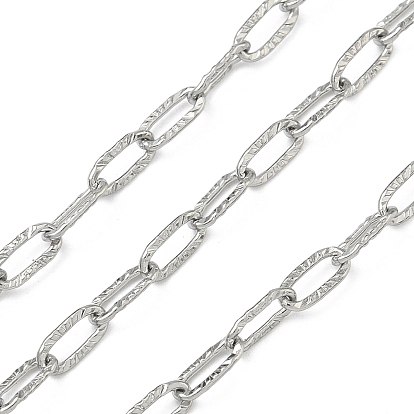 Ручная работа 304 текстурированные цепочки из нержавеющей стали, несварные, с катушкой