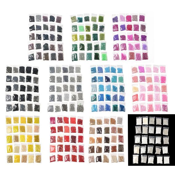 Glass Seed Beads, Round
