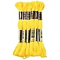 6Bundles Polyester Embroidery Floss, Cross Stitch Threads