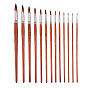 Набор кистей, нейлоновая головка щетки с деревянной ручкой и алюминиевой трубкой, для акварельной живописи художник профессиональная живопись