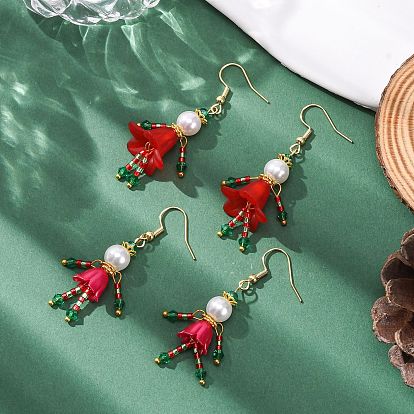 304 серьги-подвески из нержавеющей стали и стекла в форме человека, золотые