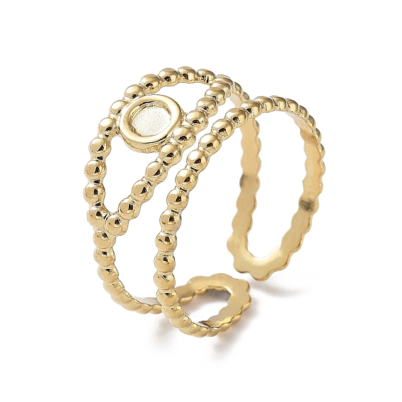 304 компоненты открытого кольца манжеты из нержавеющей стали, настройки кольца чашки безеля, глаз с круглым лотком