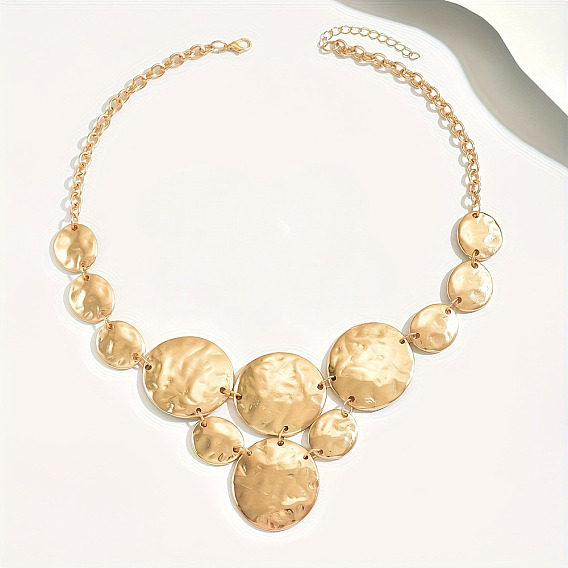 Ожерелья-нагрудники из сплава монет для женщин