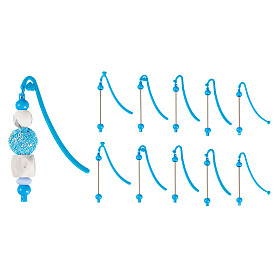 Пластиковые закладки, Закладка с крючком из бисера