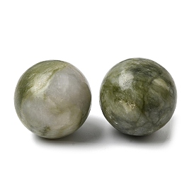 Натуральный китайский южный нефрит сферические бусины без отверстий, круглые