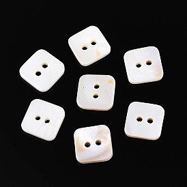 Кнопки пресноводных оболочки, 2-луночное, квадратный