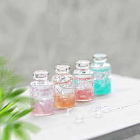Miniature Glass Jars, Micro Dollhouse Ornaments, Simulation Prop Decorations