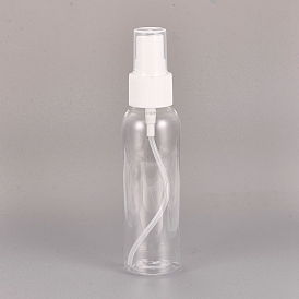 PET Plastic Portable Spray Bottle, Refillable Mist Pump, Perfume Atomizer