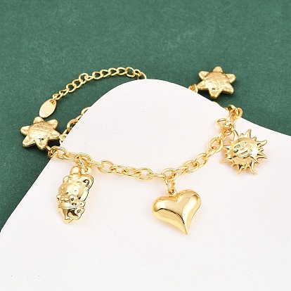 304 из нержавеющей стали шарм браслеты, браслеты-цепочки для женщин, разнообразные