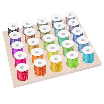 Деревянный лоток для пряжи, прямоугольное хранение вязальной шерсти