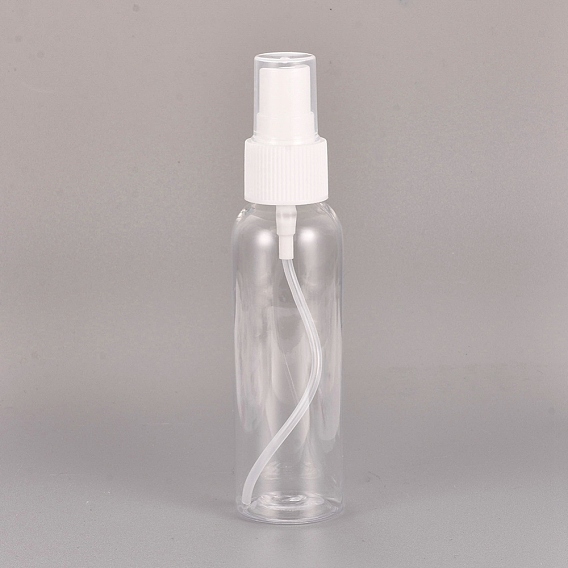 PET Plastic Portable Spray Bottle, Refillable Mist Pump, Perfume Atomizer