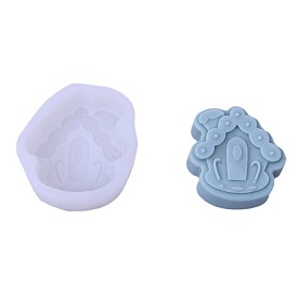 House Cartoon Shaped DIY Candle Silicone Molds, for Scented Candle Making
