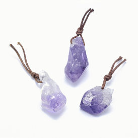 Natural Gemstone Pendants, Nuggets