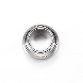 201 Stainless Steel Beads, Ring