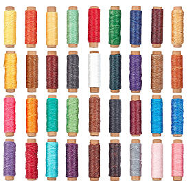 Cordón de poliéster encerado, cuerda retorcida, para la fabricación de la joyería