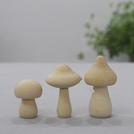 Miniature Mushromm Wood Ornaments, Micro Landscape Home Dollhouse Accessories