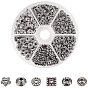 Tibetan Style Alloy Spacer Beads, Square