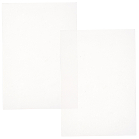 2шт. прозрачный силиконовый коврик, защитная накладка на столешницу, антипригарная салфетка под тарелку, прямоугольные