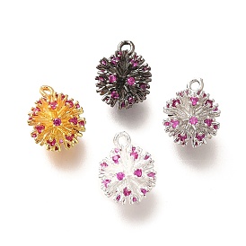 Латунные микро проложить кубического циркония бусы, круглые, долговечный, без кадмия и без свинца