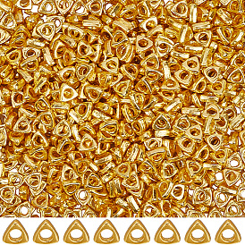 1000 Perles d'espacement en alliage de zinc, triangle