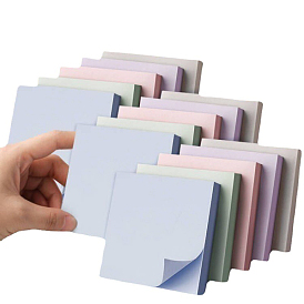 Morandi Sticky Notes, Pastel Post Stickies, Self-Stick Notes, Easy to Post Notes for Study, Office, Daily Life