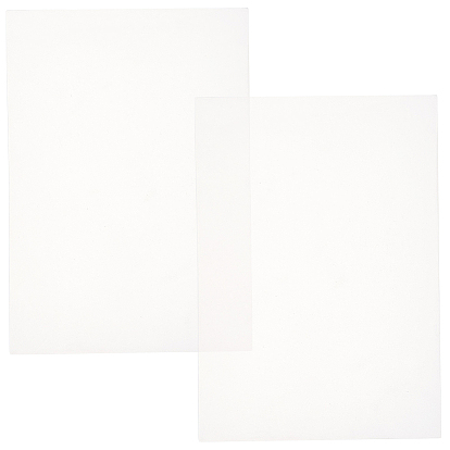 2шт. прозрачный силиконовый коврик, защитная накладка на столешницу, антипригарная салфетка под тарелку, прямоугольные