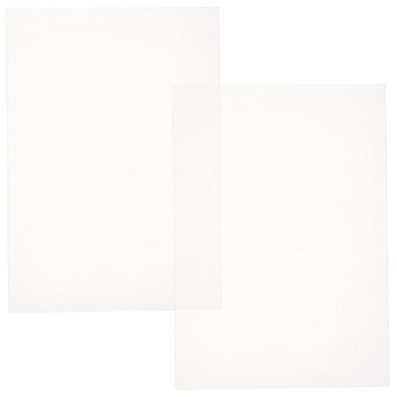 2шт. прозрачный силиконовый коврик, защитная накладка на столешницу, антипригарная салфетка под тарелку, прямоугольные