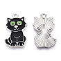Подвески из эмали и сплава, кошачье очарование