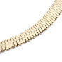 Unisex 304 Stainless Steel Herringbone Chains Necklaces, with Lobster Claw Clasps