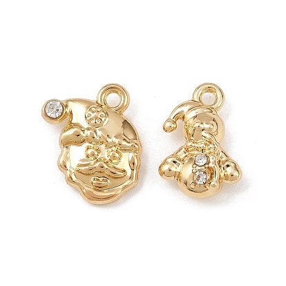 Рождественский сплав с подвесками из хрустальных страз, золотые